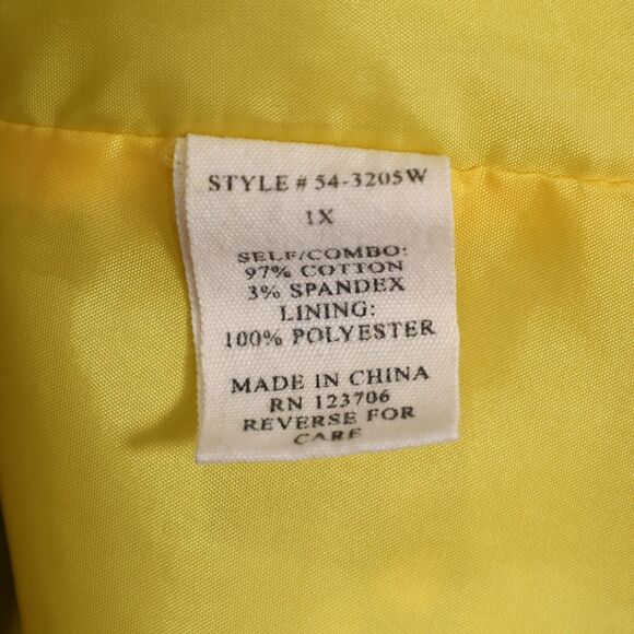 Lavender & Honey Jacket Plus Size 1X Black Polka Dot Ruched sleeves Button trim - Picture 8 of 9